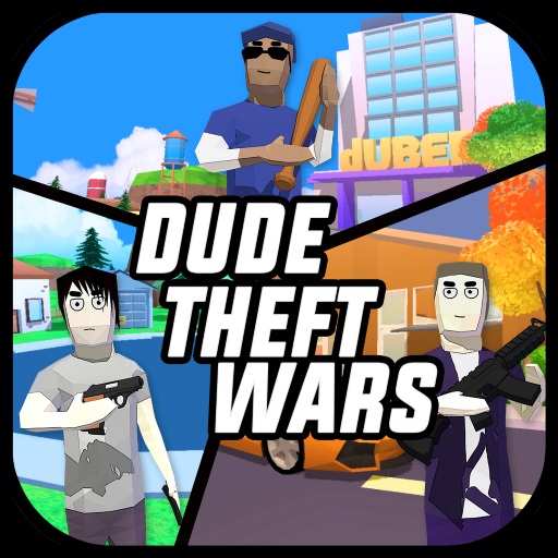 Dude Theft Wars Mod APK Logo