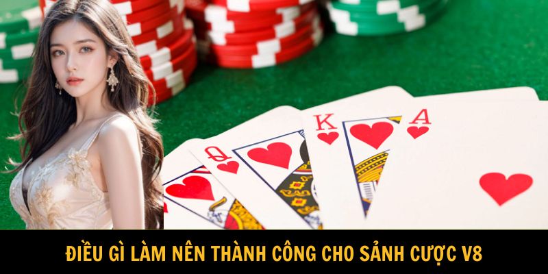 Điều gì làm nên thành công cho sảnh cược V8?