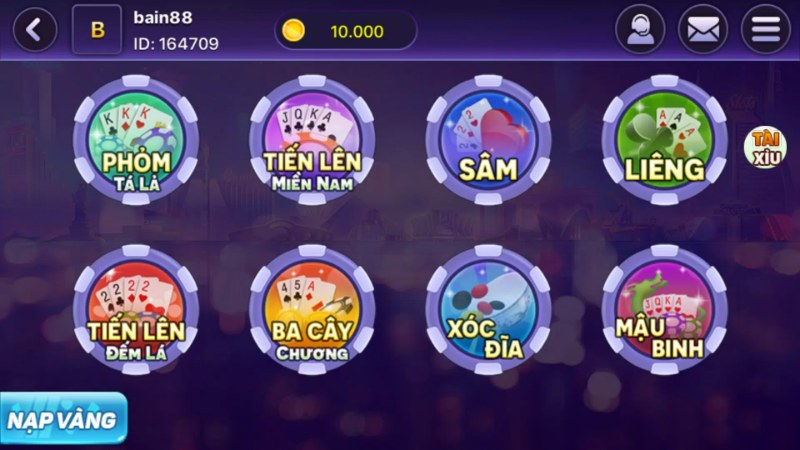 Các game bài N88 hiện nay cung cấp