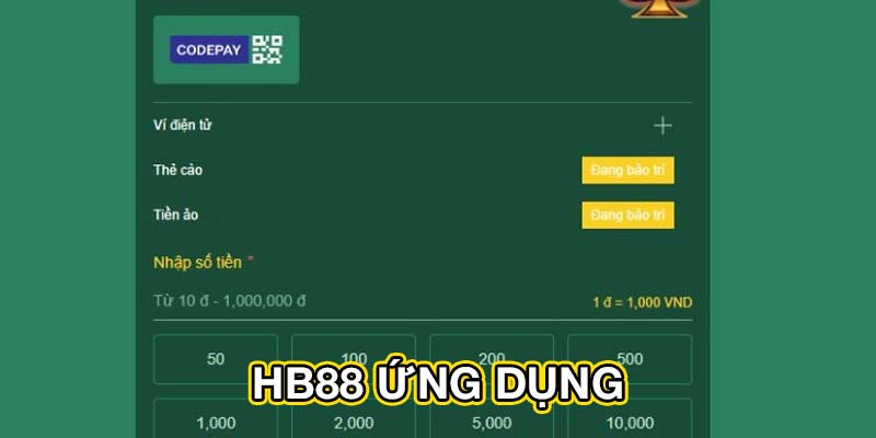 Hb88 ứng dụng