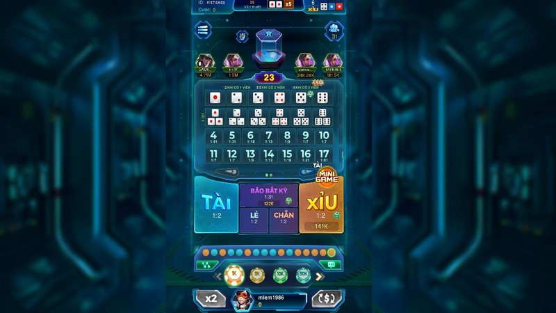 Chơi sicbo online hấp dẫn tại cổng game WIN79